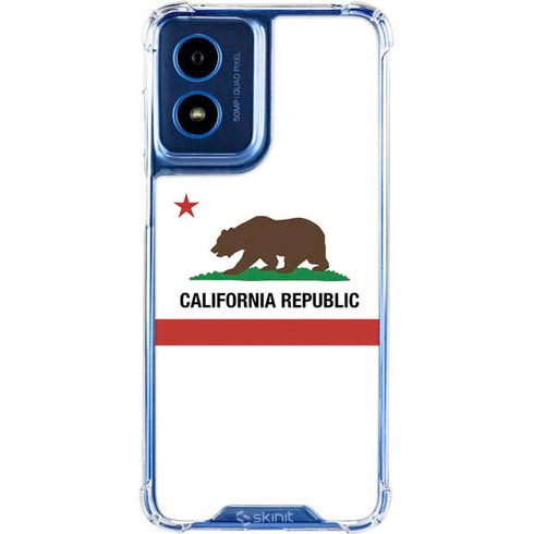 California Republic Moto G 5G (2024) Clear Case
